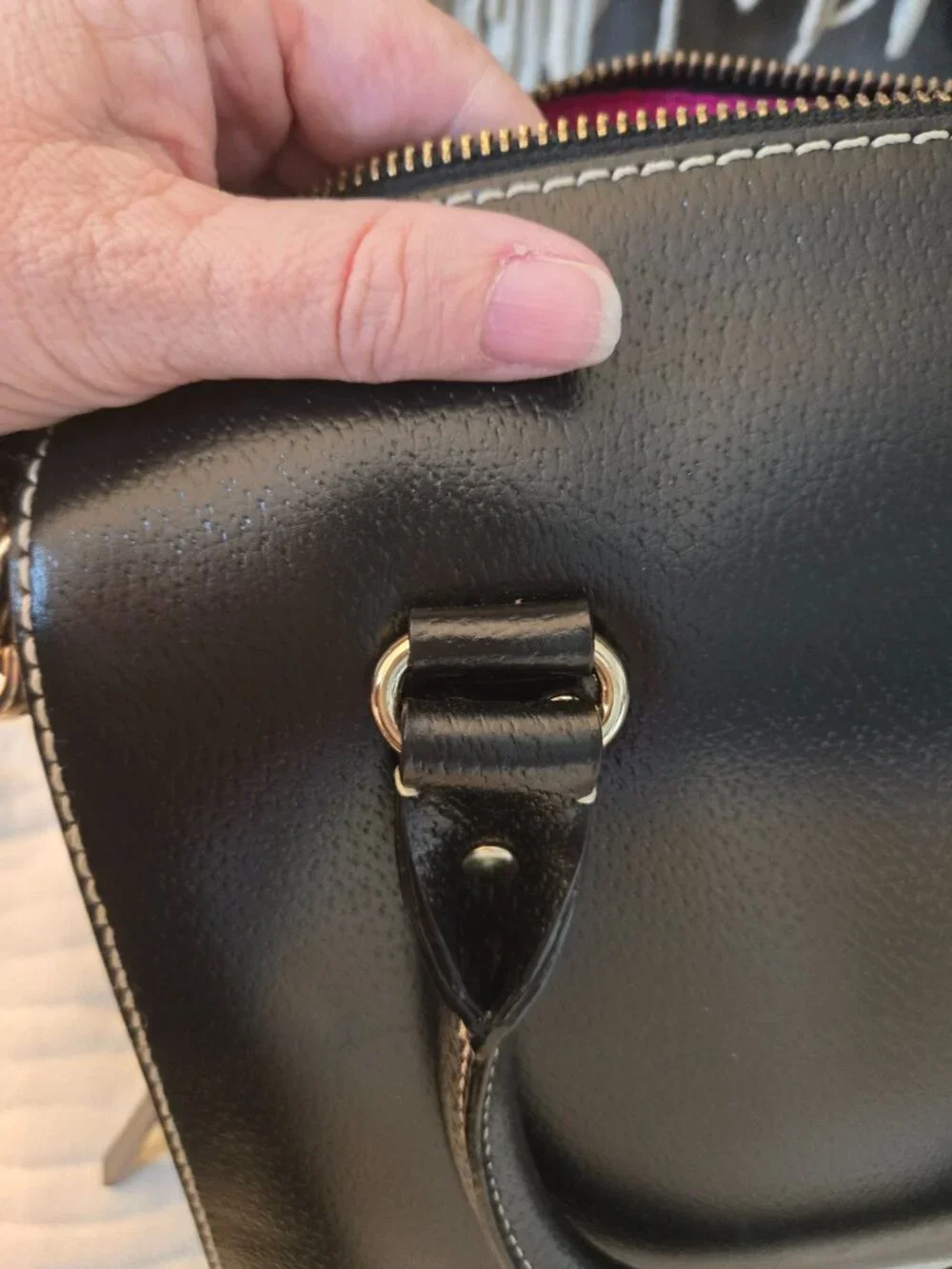 Kate Spade New York Leather Satchel Crossbody - Gently Used